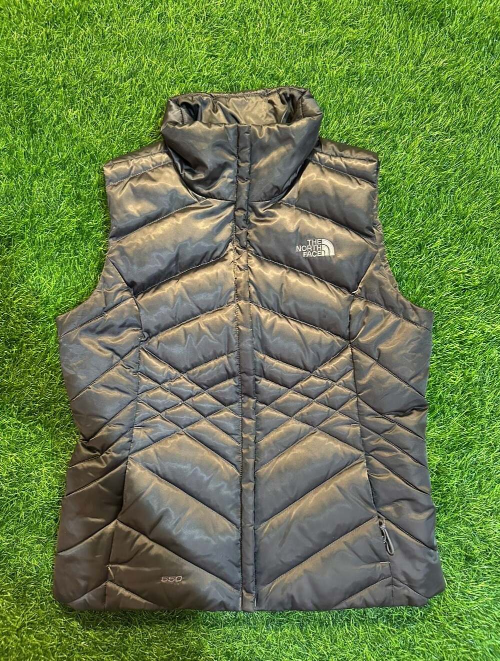 The North Face 550 Goose Down Puffer Vest Black Women's Size S